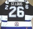 Marty St. Louis Autographed Tampa Bay Lightning Black/ Home Jersey w/ "04 Champs" (Limited to 26) wi