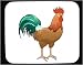Decorated Mouse Pad with domestic, fowl, poultry, cock, rooster, domesticated, chicke...