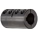 Ruland MCLC One-Piece Clamping Rigid Coupling with Keyway, Metric