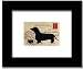 DACHSHUND Dog Vintage Postcard Framed Art Print Picture