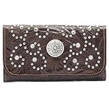 American West Everyday Cowgirl Ladies Tri-Fold Wallet with Snap Closure by var goTwisterProductImageStrings = new Object();goTwisterProductImageStrings['prodImageNotAvailTextNoColor'] = 