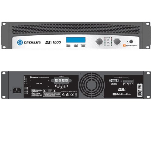 Crown Audio DSi-1000, 2-Channel 500 Watt per Channel Cinema Amplifier with On-board DSP, USB HiQnet Connectivity Crown Audio DSi-1000, 2-Channel 500 Watt per Channel Cinema Amplifier with On-board DSP, USB HiQnet Connectivity