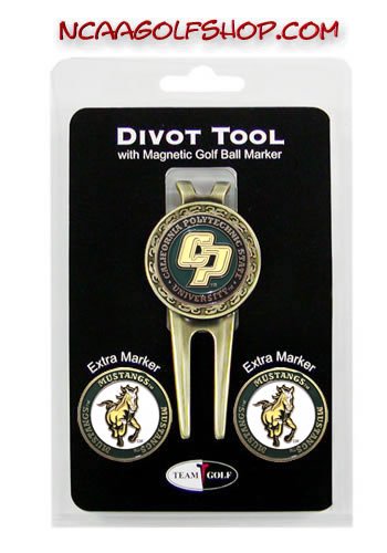 Cal Poly Mustangs Divot Tool Ball Marker Set Tg3