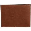 Boston Traveler Burgundy Leather Bi-fold Wallet