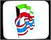 Mouse Pad with Kuwait, international, flags