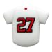 CAPerz - Baseball Jersey No. 27 - White/Red/Blue