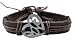 Metal Lover Heart Love Leather Bracelet / Leather Wristband / Surf Bracelet #207