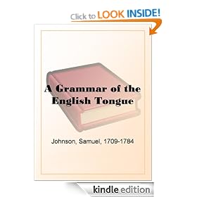A Grammar of the English Tongue