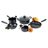 Heuck 32010 8 Piece Heavy Weight Non Stick Steel Cookware