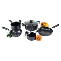 Heuck 32010 8 Piece Heavy Weight Non Stick Steel Cookware
