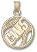 Miami Hurricanes Solid 10K Gold ''CANES'' Pierced Baseball Pendant