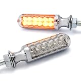 Amber LED Motorcycle ATV MX Motorcross Turn Signal Light Indicator Bulbs For Honda... by Astra Security