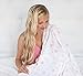 SwaddleDesigns Cotton Muslin Swaddle Blankets, Set of 4, Pink Thicket