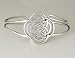 A Gorgeous Sterling Silver Cuff Bracelet with the Celtic Knotwork Pattern