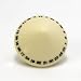 Opaque Ivory with Black 50 sided Die, numbered 0-49