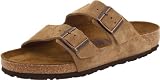 Birkenstock Women's Arizona Soft Footbed Sandal,Jasper Suede,39 N EU