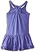 Calvin Klein Baby-Girls Infant Purple Dress with Eyelet On Skirt