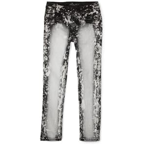 Baby Phat Girls 7-16 Bleach Out Skinny Twill Pant