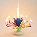 Beon Amazing Melody Firework Birthday Candle - Rainbow