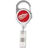 NHL Detroit Red Wings Premium Metal Badge Reel