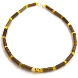 Hazelaid (TM) Child Hazelwood-Amber Necklace - 13.5" Milk & Butter