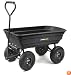 Tricam GOR200B Gorilla Carts 600-Pound Capacity Poly Dump Cart, Black