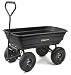 Tricam GOR200B Gorilla Carts 600-Pound Capacity Poly Dump Cart, Black