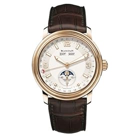 Click here to buy Blancpain WoMens Leman Moon Phase Calendar Automatic Watch # 2863.3642.53B by Blancpain.