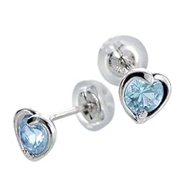 【クリックで詳細表示】バースデーコレクション (バースデーコレクション) ホワイトゴールドスタッドピアス TK-FM-318PE-03