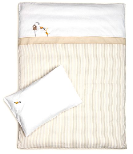 Tr&auml;umeland TT11302 Bettw&auml;sche Vogelpost 2- teilig 100 x 135 cm