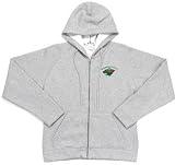 Minnesota Wild NHL "Hoody" Zip Sweatshirt For Women (Large) (White)