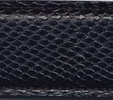 BlackHawk CQC Pistol Belt - Black Lizard Skin Finish - Size 38 - Brushed nickel finish buckle