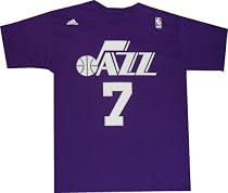 New Orleans Jazz Pete Maravich Throwback Adidas T Shirt