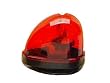 Wolo Model 3210-R Emergency 1 Magnetic Mount Teardrop Style Rotating Warning Light - Red