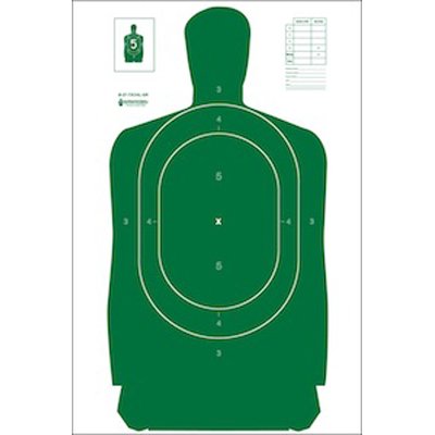 Texas Concealed Handgun License B-27 Training Target 25 pack