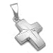 Jewellery Pendant Cross, Diamond Cut, Silver 925 G91375