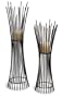 Set of 2 Captivating Contemporary Pillar Candle Holders