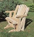 Rustic Natural Cedar Furniture Company&reg; Cedar Chair Glider