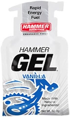 Hammer Gel Rapid Energy Fuel, Single Gel Pouch, 12-Pack, Vanilla