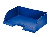 Produkt-Bild: Leitz 52190035 Briefkorb Jumbo Plus, A4 quer, extra hoch, Polystrol, blau