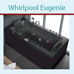 Whirlpool 2-Personen Villa Eugenie schwarz