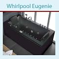 Whirlpool 2-Personen Villa Eugenie schwarz