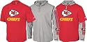 Kansas City Chiefs Youth Long Sleeve Hooded Tee Combo Pack