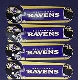 Ceiling Fan Designers 52SET-NFL-BAL NFL Baltimore Ravens Football 52 In. Ceiling Fan Blades OnlY