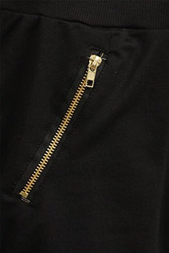 Small/Medium Medium/Large Stretchy Pants Juniors Joggers Sweatpants Black Size M/L