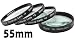 Digital Concepts +1 +2 +4 +10 Close-Up Macro Filter Set with Pouch (55mm)