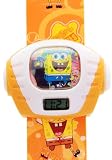 TimerMall OEM - Montre Enfants - Quartz - Caoutchouc - SpongeBob Cartoon Orange II en caoutchouc Digital Projection Reg