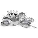 Wolfgang Puck Stainless Steel 18 pc. Cookware Set