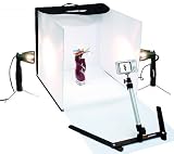 Fotostudio-Box 2 Strahler Stativstange & Fotozelt