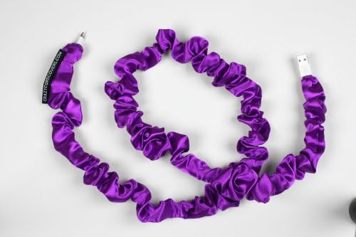 Crazy Cord Covers - Great for Your Cell Phone, iPod, Tablet, e-Reader, Computer, MP3, Camera or Anything with a Cord! Satin Party Purple